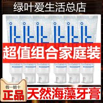 Green Leaf Love Life Natural Seaweed Toothpaste Longjing Mint Flavor Fluorine-Free Whitening Tooth Fever