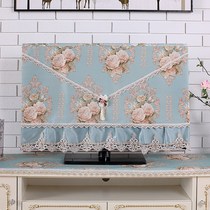 LCD curved TV cover cover 55 inch dust cover 21 inch to 65 inch wall hanging TV cloth cover cloth