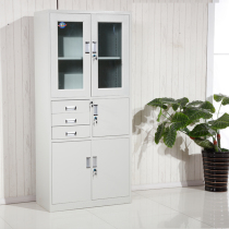 Dingmu archives stationery household information bookcase with lock office locker cabinet locker iron kitchen