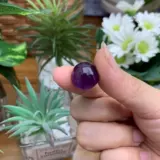 Натуральный аметист, свободные бусины 18 юаней, 2 круглые бусины, полуобработанные уругвайский аметист, ювелирные изделия «сделай сам», ручное ожерелье, аксессуары