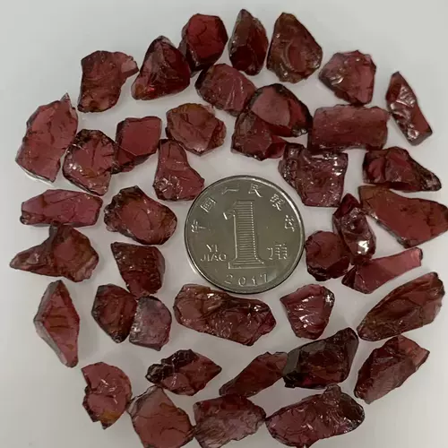 Натуральная природная руда из граната, цветочный горшок, учебный образец, китайская шпилька, DIY