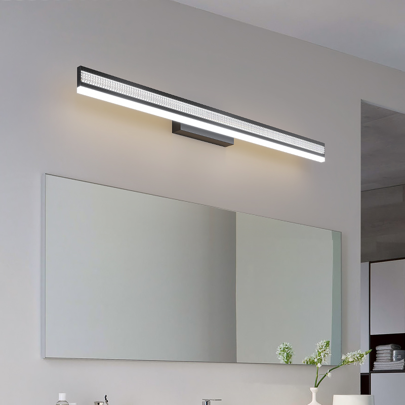 Nordic modern minimalist grand mirror headlight creative fashion makeup waterproof anti-fog toilet bathroom light mirror headlight