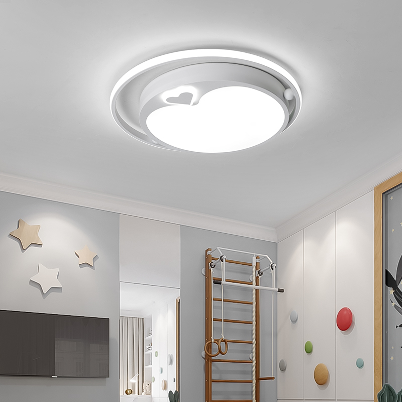 Lamps modern minimalist bedroom LED ceiling lamp Nordic minimalist creative room lamp white round living room lamp