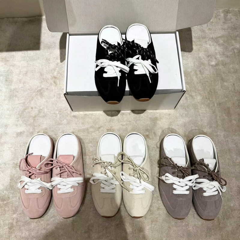 Jisoo Kim Ji-Soo Style Mule Half-Slipper Genuine Leather German Training Shoes Couple's Closed-Toe Slippers Casual Slip-On Shoes Jisoo Kim Ji-Soo Style Mule Half-Slipper Genuine Leather German Training Shoes Couple's Closed-Toe Slippers Casual Slip-On Shoes