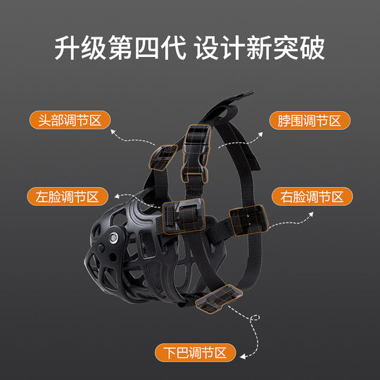 Dog Muzzle to Prevent Biting and Barking, Allows Drinking and Eating, Anti-Bark Device for Golden Retriever, Teddy, Small, Medium, and Large Dogs, Pet Muzzle