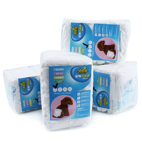 Пятницы для подгузников собаки Тедди биологические штаны одноразовая моча, сырость, противозачаточная санитарная салфетка, лунные меридианские брюки.