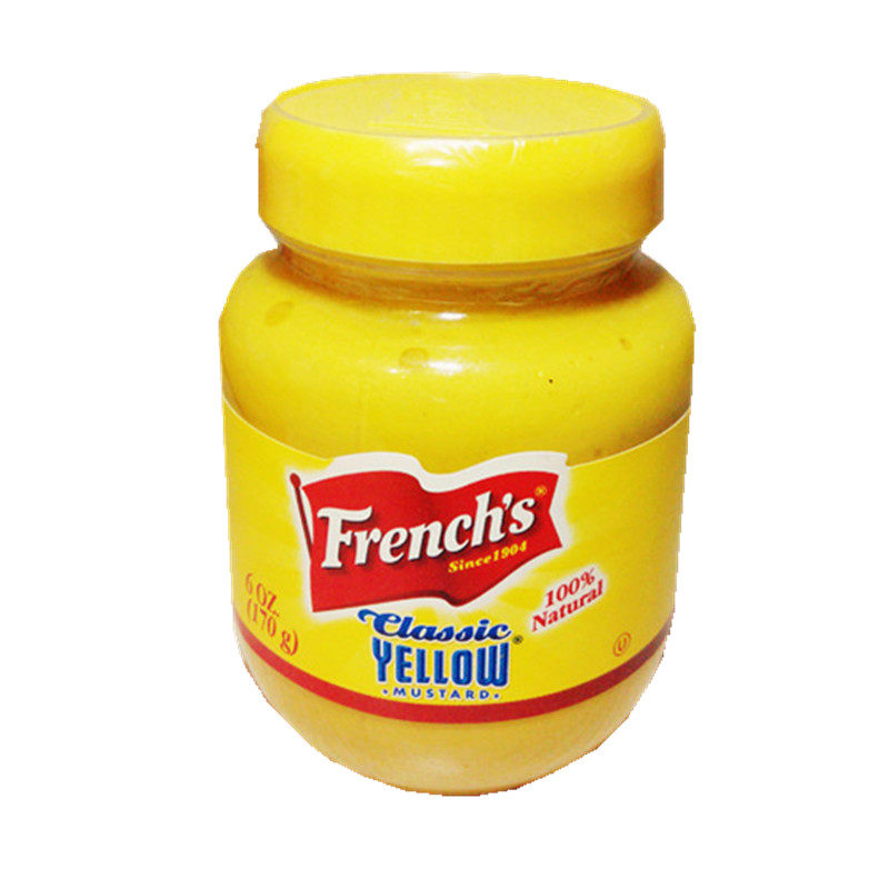 American imported flag classic French yellow mustard sauce 170g hamburger hot dog steak salad dressing sauce
