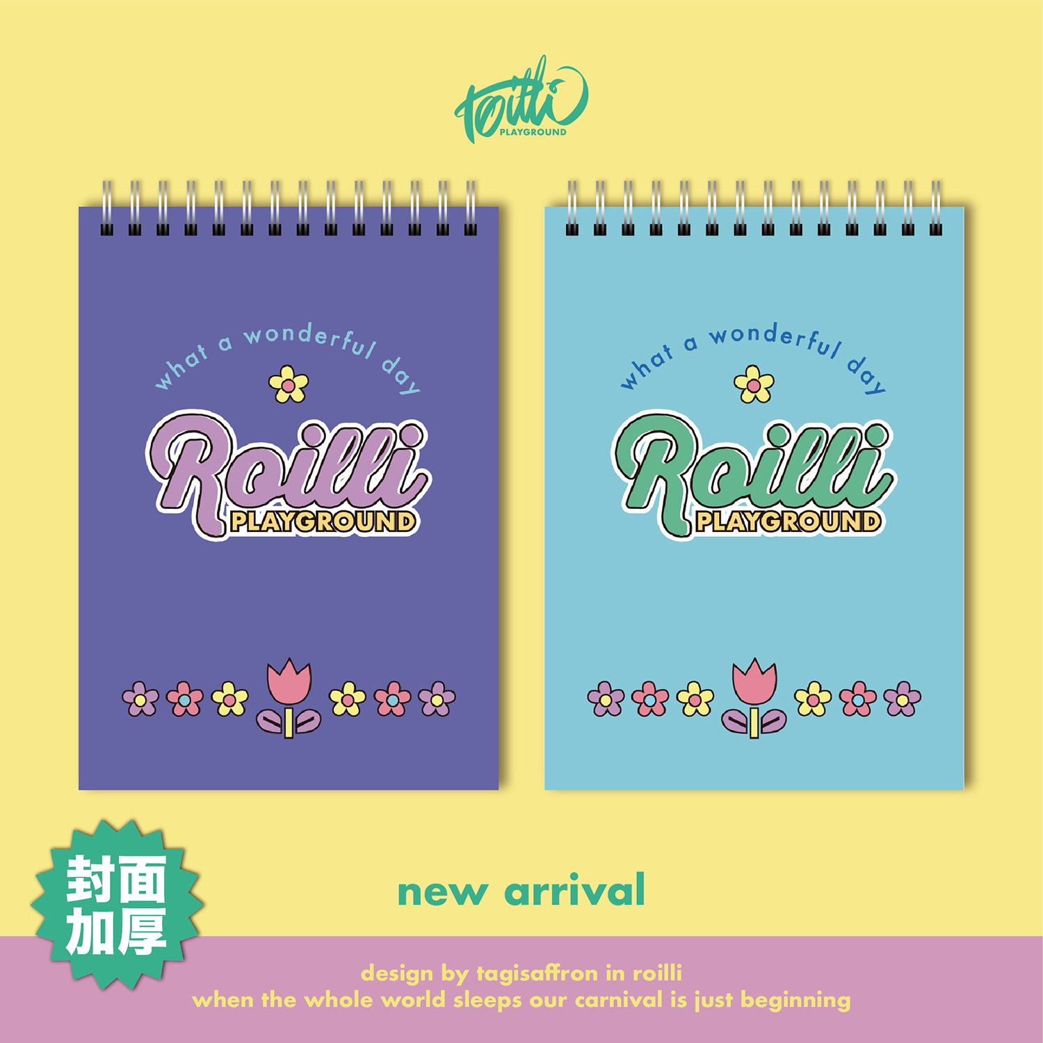 ROILLI Day Plan Weekly Plan Portable Small Coil Book Work Forget-Me-Not Notebook