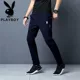 Playboy mùa hè khô nhanh máy lạnh thể thao quần chín điểm quần nam mỏng băng lụa áo len quần mỏng kinh doanh bình thường - Quần Jogger