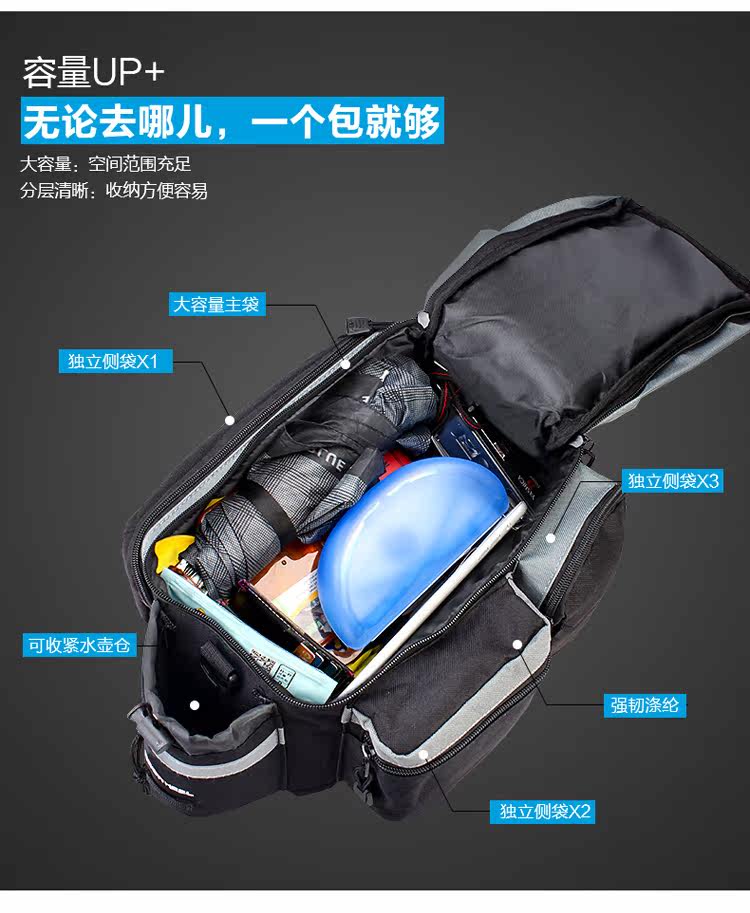 Sacoche pour vélo mixte ROSWHEEL - Ref 2218954 Image 10