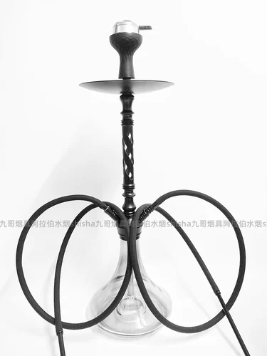 Аравия водяной дым Шиша высокий -большой двойной полный полный комплект полного набора винного бара KTV Сигарета Cream Carbon Special 80 см.