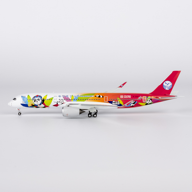 Alloy Metal Passenger Aircraft Model Ng 1/400 Panda Livery Sichuan Airlines A350-900 B-32Hg