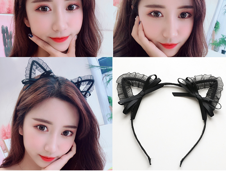 Dễ thương bán dễ thương tai mèo headband kẹp tóc đảng đạo cụ biểu diễn mèo headband mũ dành cho người lớn Hàn Quốc phụ kiện tóc nữ