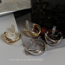 The mosquito-repellent coil ear clip without earholes can also wear a no-ear-hole extremely minimalist-temperament 100 hitch a gentle and lukewarm wind