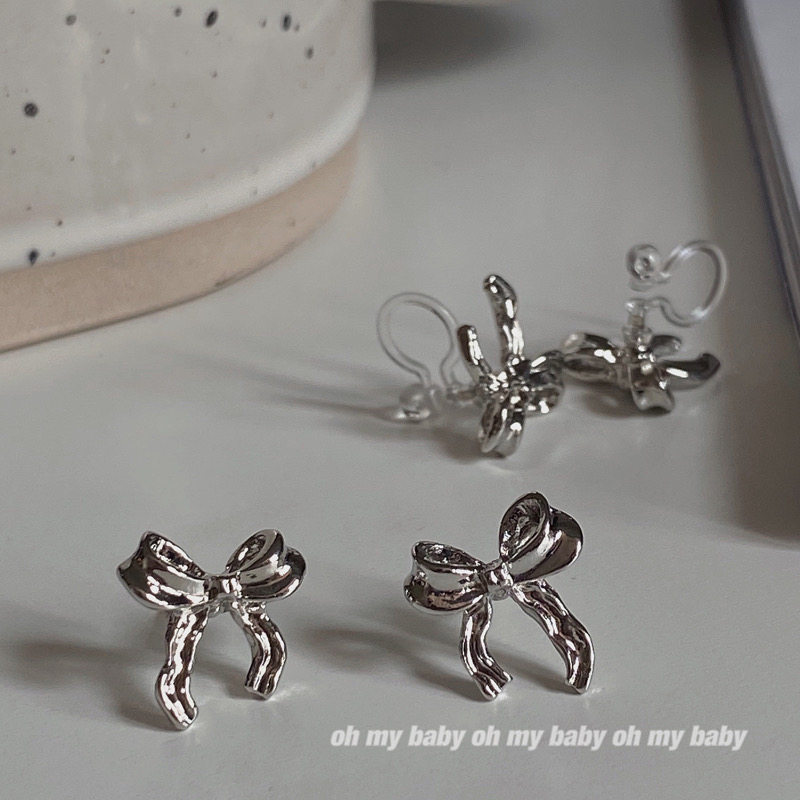 No earholes can also be worn with butterfly knots ear clips without earbuds and minimalist 100 Lapped Temperament Cute students