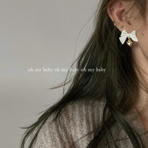 No earholes are also able to wear cream white butterfly knots ear clips without earbuds cuddly 100 hitch