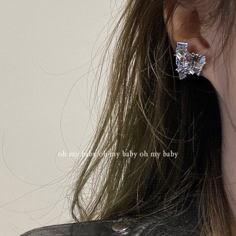 Splicing loving irregular ear clips without earholes also can be worn without earholes sweet and cool lukewarm 