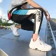 Quần nam mùa thu đông phiên bản Hàn Quốc của xu hướng tự tu luyện thể thao chín quần cộng với quần nhung dày, quần ống rộng