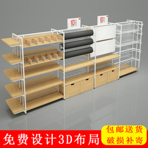 Famous shelf boutique jewelry multifunctional free combination double-sided Nakajima cabinet mother and baby stationery pet shop display rack