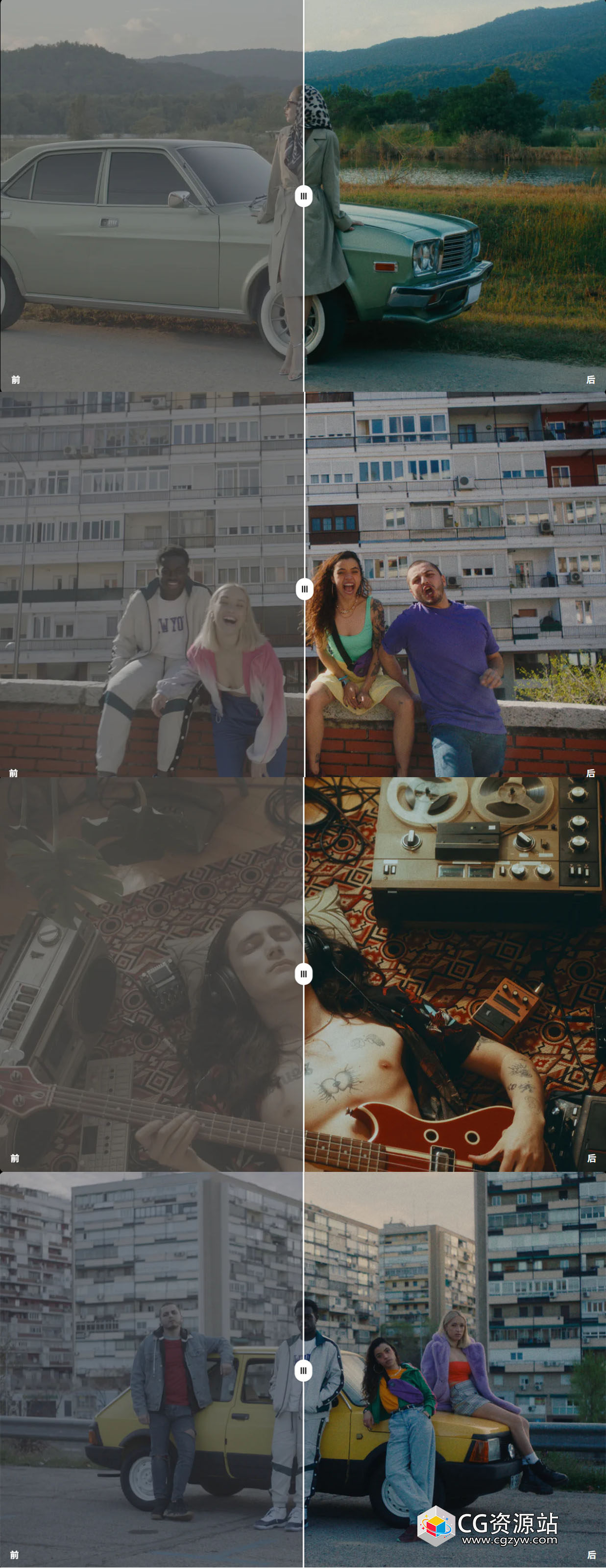 vintage film video luts