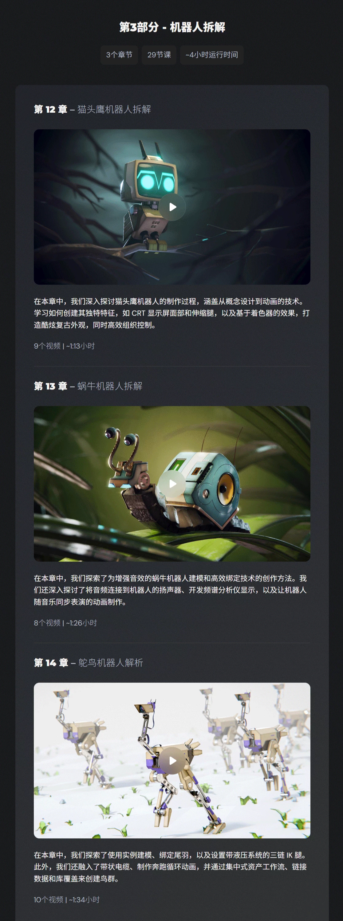 CGBoost Blender机器人硬表面建模贴图材质绑定动画渲染基础教程 Robotic Planet+中文字幕-图片4