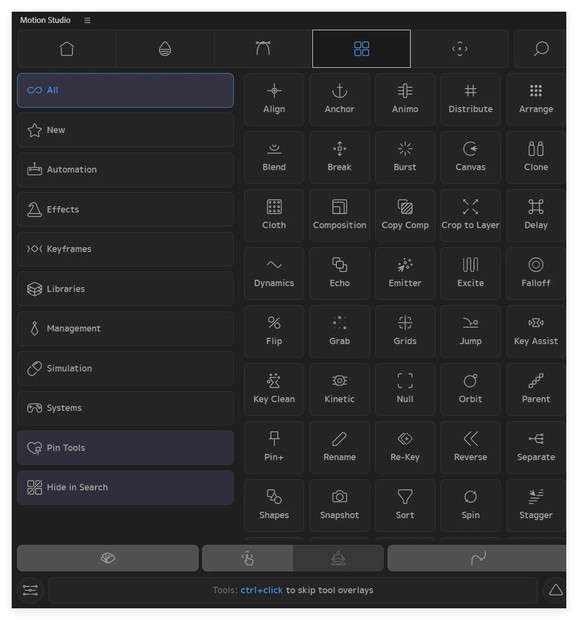 Motion Studio V1.2.5 关键帧曲线中心点MG动态设计工具包AE脚本+中文字幕教程-图片2
