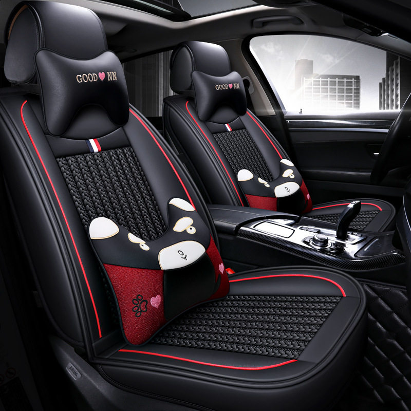 Ice silk (shipped by car style) Full-surround dedicated cushion Four Seasons Universal car seat cover abrasion-proof safety