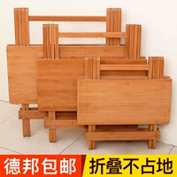 Нанчжу складывает маленький квадратный стол маленький стол, обеденный стол, обеденный стол, простой столик для проката с твердым деревом.