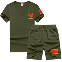 610 военный зеленый v -v -neck