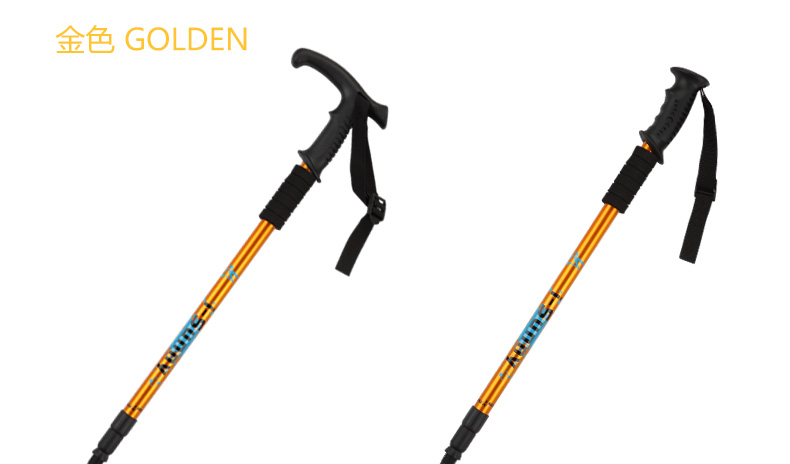 Kính viễn vọng trekking Đàn ông và phụ nữ ngoài trời siêu nhẹ Ông già leo núi trekking nạng hình chữ T du lịch bán nóng gậy trekking