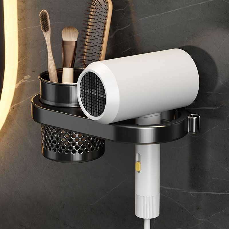 Toilet bathroom storage rack toilet hanging rack hair dryer rack toilet storage rack wash table free punching wall hanging