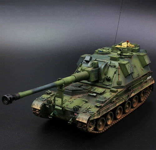 Небольшая ручная модель 00324 Моделирование 1/35 вооруженные AS-90 155-миллиметровые самобычные артиллерийские автомобиль Howitz