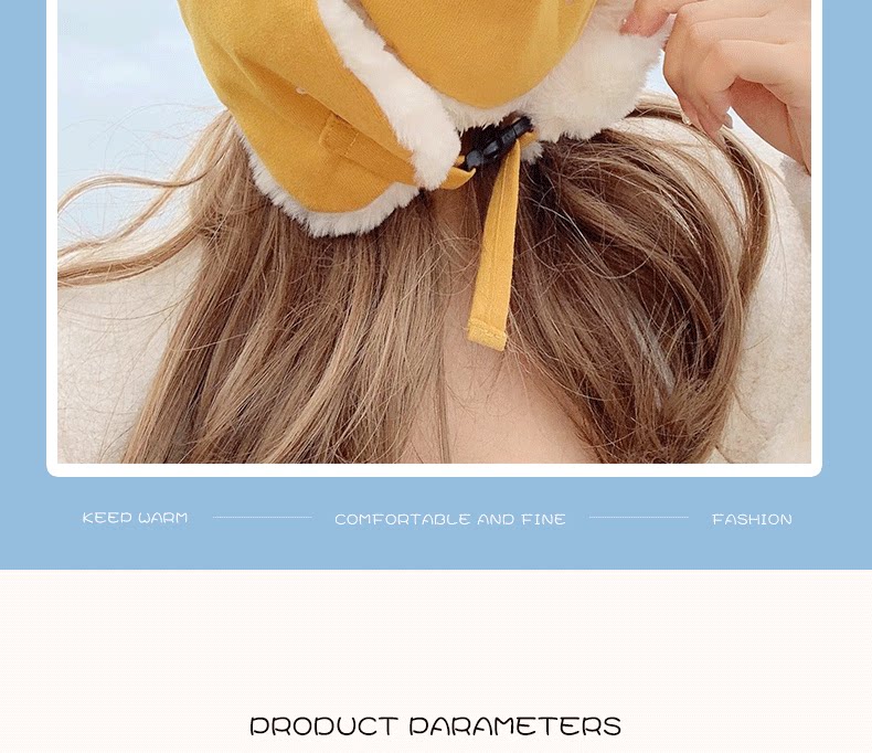 Зимняя бархатная удерживающая тепло медицинская маска, ветрозащитная шапка, увеличенная толщина, в корейском стиле      