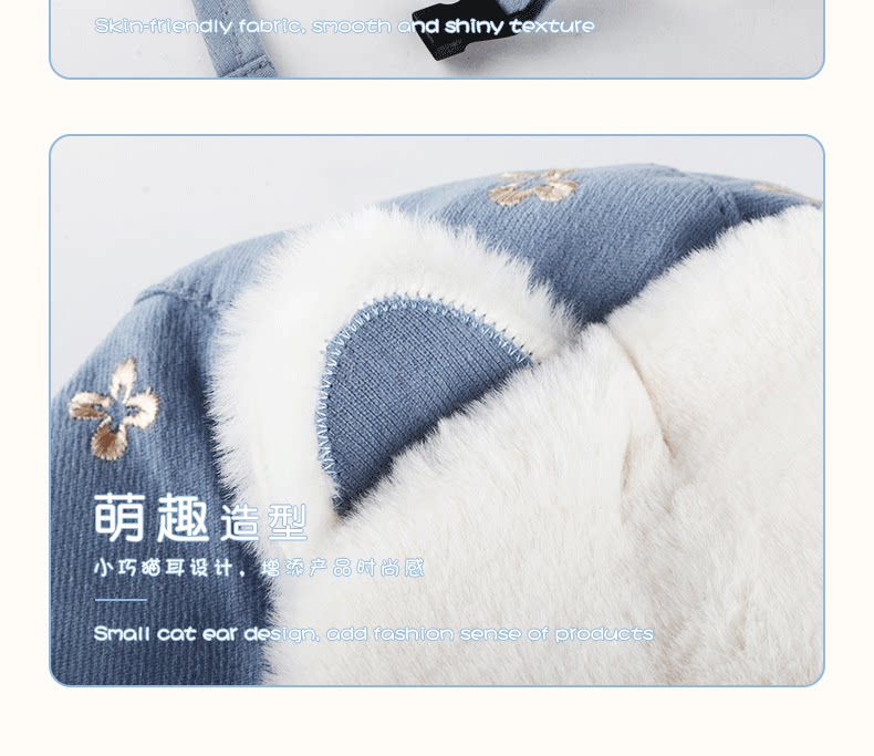 Зимняя бархатная удерживающая тепло медицинская маска, ветрозащитная шапка, увеличенная толщина, в корейском стиле      