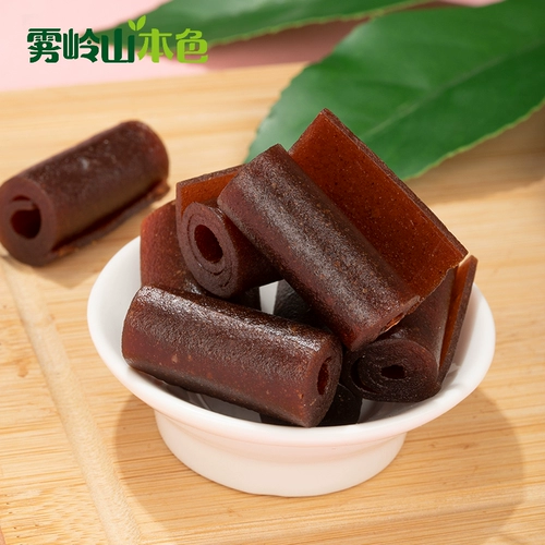雾岭山 Малберри Hawthorn Strip Chenpi Hawthorn Таблетки старого стиля Fruit Fruit Sype Sweet Hawthorn Roll Детские маленькие закуски банки банки