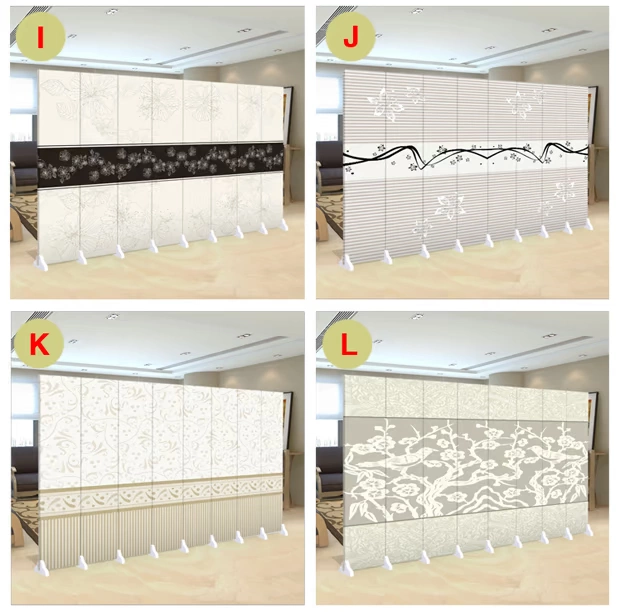 Màn hình khách sạn vách ngăn tối giản phong cách châu Âu retro phòng ngủ phòng khách di động gấp gỗ rắn vải màn hình hiện đại gấp - Màn hình / Cửa sổ
