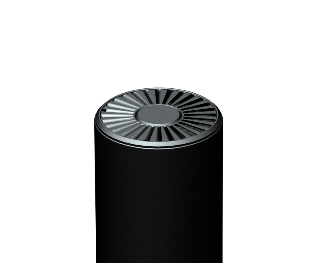 mc3 trash can ITX chassis ws19 vertical aluminum alloy computer shell mini round A4 personality diy new product