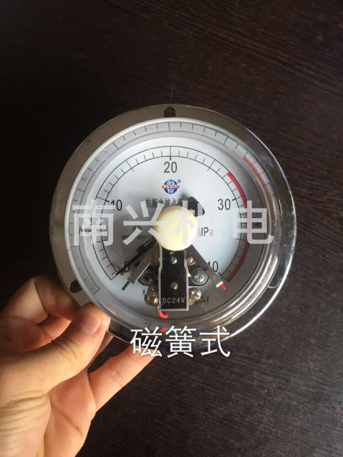 Wuxi Liyu magnetic spring-type seismic electric joint pressure watch YXK100III-40Mpa DC24V