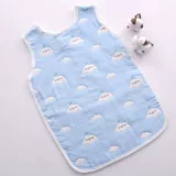 Детский хлопковый марлевый спальный мешок, летний тонкий бандаж пупочный, детское дудоу, новая коллекция, с открытой спиной
