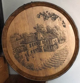 Circular wall-mounted solid wood wall-mounted personality wall-mounted wine cellar hotel decoration wall-mounted-Taobao