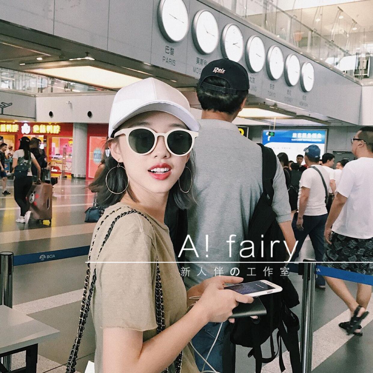 Kakakaoo dì Zhang Datun với cùng một đoạn kính râm nữ phân cực kính râm gạo trắng hộp retro mặt kính nhỏ thủy triều mắt kính