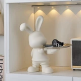 Система хранения для ключей, керамический кролик для гостиной, настольный креативный современный и минималистичный декор