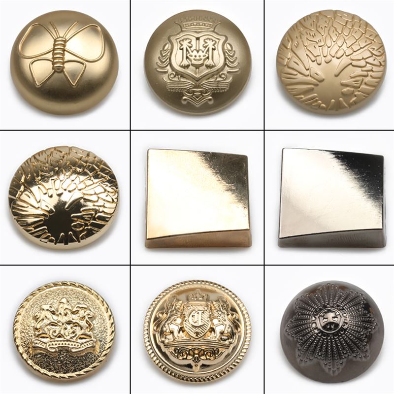 Metal buttons British style round wild clothes decorative accessories Coat sweater jacket suit Denim buttons