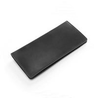 Черный, кожаный, воловья кожа, с печатью вашего логотипа