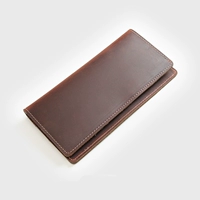 Коричневый, асимметричный, кожаный, воловья кожа, с печатью вашего логотипа