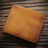 Желтый, матовый, кожаный, воловья кожа, с печатью вашего логотипа