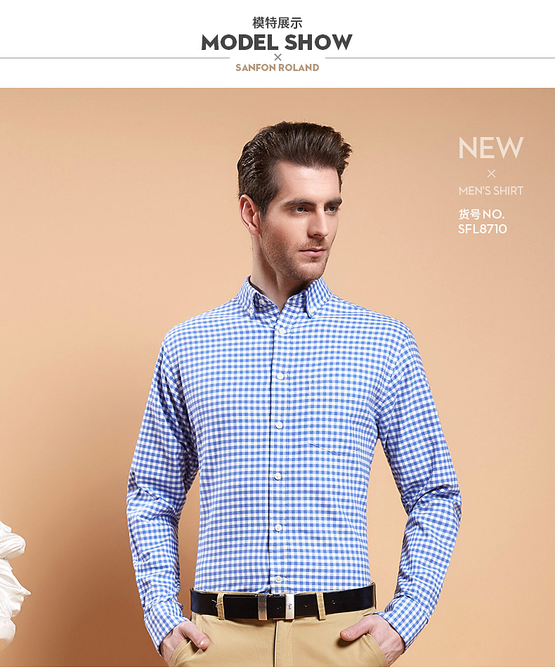 Paul cotton oxford plus nhung kẻ sọc sơ mi nam tay dài đệm ấm áo sơ mi giản dị 2017 thu đông áo sơ mi nam cao cấp hàng hiệu