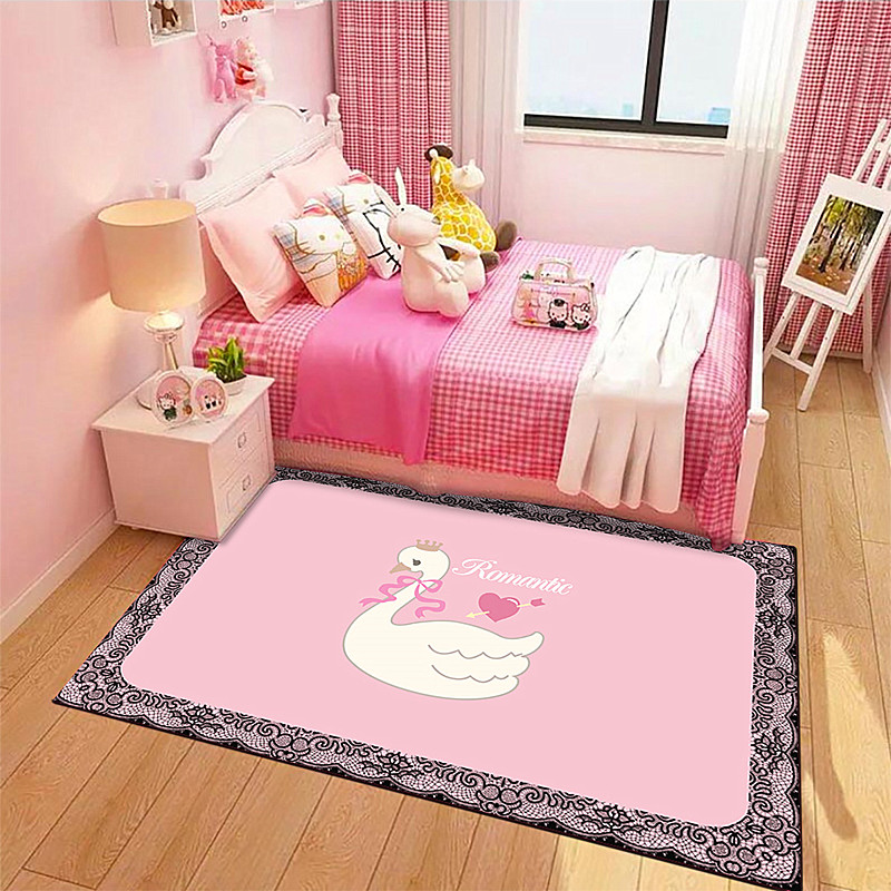 Phòng khách tối giản hiện đại bàn cà phê sofa thảm phòng ngủ đầy đủ cửa hàng dễ thương giường phía trước chăn Bắc Âu phòng phòng mat - Thảm thảm trải nhà