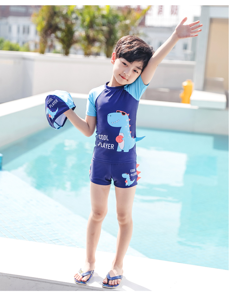Đồ bơi trẻ em bé trai trẻ nhỏ Trẻ lớn chia áo tắm cho trẻ sơ sinh tắm nắng phù hợp với thiết bị bơi - Bộ đồ bơi của Kid đồ bơi cho bé trai