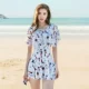 Áo tắm phụ nữ 2020 mới một mảnh bảo thủ che bụng giảm béo áo tắm phụ nữ Hàn Quốc đồ bơi mùa xuân nóng - Bộ đồ bơi One Piece